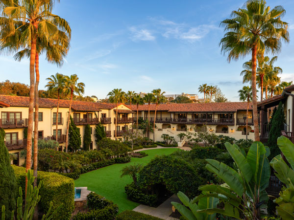 Estancia La Jolla Hotel & Spa Aerial View